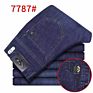 All Mustang Embroidery Design Mans Jean Jeans for Men Man Trousers Regular Pant Classic Trouser Pants