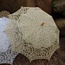 Ameliebridal Victorian Party Gifts Birthday Shower Handmade Wedding Decoration Bride Lace Umbrella Battenburg Lace Parasol