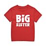 and Kids T Shirt Funny Big Sister Slogan Girls Cotton Tees Child Tops Shirts Ka-181