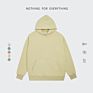 Autumn Pullover Plush Hoodie Printed Logo Street Men's and Women's Color Drop Shoulder Hoodie