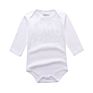 Baby Long-Sleeve Bodysuit Romper with Plain Simple Knitted