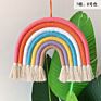 Baby Room Accessories Hanging Pendant Bedroom Nursery Baby Kids Rooms Rain Bow Macrame Wall Hanging