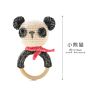 Baby Teether Safe Wooden Toys Mobile Pram Crib Ring Diy Crochet Rattle Soother Teether Toys