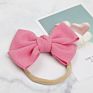 Big Bow Headwrap Baby Headband Top Knot Headbands Turban Newborn Head Band Girl Large Hair Bows Five Set for Kids