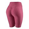 Biker Shorts Yoga Jogger Jacquard Bubble Scrunch Shorts High Waist Biker Shorts Women