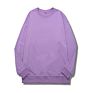 Blank Cotton Women Sweatshirt Crew Neck Solid Color Logo Printing Embroidery Pullover Sweatshirt