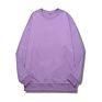 Blank Cotton Women Sweatshirt Crew Neck Solid Color Logo Printing Embroidery Pullover Sweatshirt