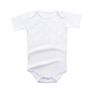 Blank Newborn Baby Girl Boy Clothes 100% Cotton Solid Color Short Sleeve Onesie Bodysuit