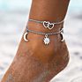 Bohemian Multi Layered Beads Ankle Bracelet for Women Leg Chain Africa Ankle Bracelet