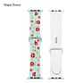 Boorui Silicone Print Patterns Watch Bands for Apple Watch Band Designer Straps for Apple Watch Series 7 6 5 4 3 2 1 /