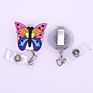 Cartoon Butterfly Insect Night Owl Holder Clips Badge Holder for Student Nurse/Worker Card Holder Reels Yougster Gift