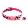 Cats Puppy Collar with Bells Camo Printing Adjustable Strap Nylon Buckle Collars Lovely Pets Dogs Neck Accessories
