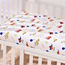 C'dear 100% Cotton Bassinet Sheet Baby Bedding Organic Cotton Muslin Fitted Cot Sheet,Cotton/Spandex Fitted Crib Sheet