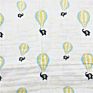 C'dear Printed Muslin Wraps 120*110Cm Infant2/4/6 Layers Gauze Muslin Swaddle Blanket Muslin Cloth for Baby //