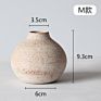 Ceramic Retro Handmade Stoneware Floral Home Decoration Handicraft Ornaments Flower Vase