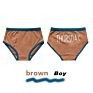Children's Underwear Boys Girls One Week 7 Days Cartoon Letter Combed Cotton Multi Color Cantrast Color Binding Briefs