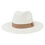 Classical Panama Fedora Straw Hat Women Wide Brim Roll up Hat Fedora Beach Sun Straw Panama Hat