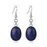 Cliobeads Goldstone Green Aventurine Tiger Eye Gem Stone Earrings Oval Dangle Drop Earrings