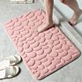 Cobblestone Carpet 3D Door Floor Mat Bath Mats Bathroom Absorbent Anti-Slip Mat