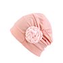 Colorful Women Chemo Cap Turban Headwear Church Hat Plain Single Flower Beanie