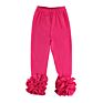Cotton Toddler Infant Boutique Clothes Ruffle Baby Girls Pants Leggings Infant Icing Leggings Solid Color Casual Pants