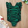 Leopard Baby One-Piece Swimsuit Bathing Kids Girls Tankini Swimwear