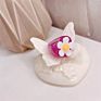 Cute Transparent Resin Ring for Women Simple Colorful Acrylic Ring Jewelry Cartoon Acrylic Flower Resin Rings