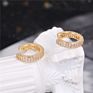 Cz Diamond Simple Ear Cuffs 18K Gold Plated Clip on Earrings Non Pierced for Women