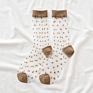 Design Design Transparent Toe Sock Crystal Lace Thin Crew Women Socks