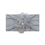 Designer Soft Wide Nylon Lace Flower Hair Band Knot Elastic Headband for Baby Girl