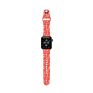Eamiruo Charm Christmas Tree Pattern Printed for Apple Watch Band 38Mm 42Mm Soft Silicone Sport Watch Strap Series 6/5/4/3/2