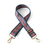 Ethnic Multi Color Print Handbag Nylon Cotton Strap Adjustable Shoulser Strap