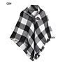 Fall Mommy and Me Kids Buffalo Plaid Blanket Cashmere Scarf for Girls Children