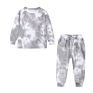 Fashionable Tie Dye Clothes Sets Children Girls Long Sleeve Clothing Kids Pajamas Set