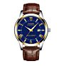 Fngeen 2081 Friendship Blue Boys Quartz Watch Nice Stainless Steel Band Luminous Date Display Concise Business Wrist Watch