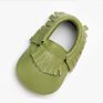 Genuine Leather Tassel Baby Shoes Moccasins Slip on Infant Shoes