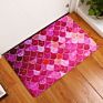 Geometry Pattern Cobblestone Door Mat Marble Semicircle Shiny Front Door Rugs Gold Powder Zigzag Homeware Diamond Large Sponge