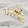 Hair Clip Claw Large Big Hair Claw Clips Gold Metal Hair Claw 11Cm