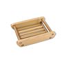 Handmade 100% Biodegradable Bathroom Top Natural Wooden Soap Dish Bamboo Soap Dishes Holder