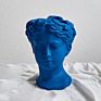 Human Head Face Pot Plant Garden Planter Cement Flower Pot