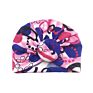 Ins Baby Donut Hat for Kids with Floral Print Knotted Turban Hat Baby Pullover Hat Instagram