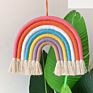 Ins Decoration Nordic Style Home Children's Room Decoration Pendant Woven Rainbow Hanging Wall Decoration
