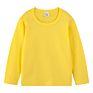 Jl-10806 Logo Super Soft Cotton round Neck Long Sleeve T Shirt Kids Solid Color Blank Children T-Shirts