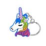 Keychain Cute Rainbow Unicorn Cartoon Key Holder Key Rings Gift for Girl Women Bag Pendant Accessories Jewelry