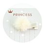 Kids Hair Accessories Small Furry Pom Pom Children Hair Clips