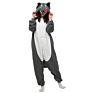 Kigurumi Adult Fox Cat Onesie Pajamas Shark Duckbill Dragon Bear Wolf Animal Fleece Adult Sleepwear Halloween Costume