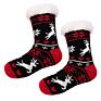 Knit Women Thick Sherpa Fleece Lined Thermal Fuzzy Christmas Fluffy Slipper Socks