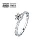 Krkc Solitaire Cluster Heart Wedding Bands 1/2 1 Ct 925 Sterling Silver Vvs1 Diamond Moissanite Engagement Rings for Women