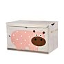 Large Toy Box Chest Storage with Fliptop Lid Collapsible Kids Toys Boxes Bins Organizer for Playroom Closet Home Organization