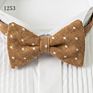 Last Design Mens Tuxedo Wool Bow Ties for Men Handmade